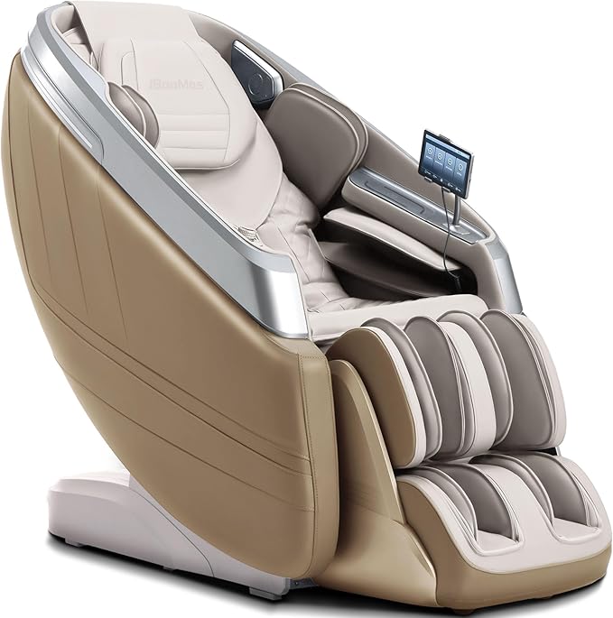 iBooMas P03 4D Zero Gravity Massage Chair,APP Control Massage Chairs Full Body with SL Track,Touch Screen Navigation,Yoga ...