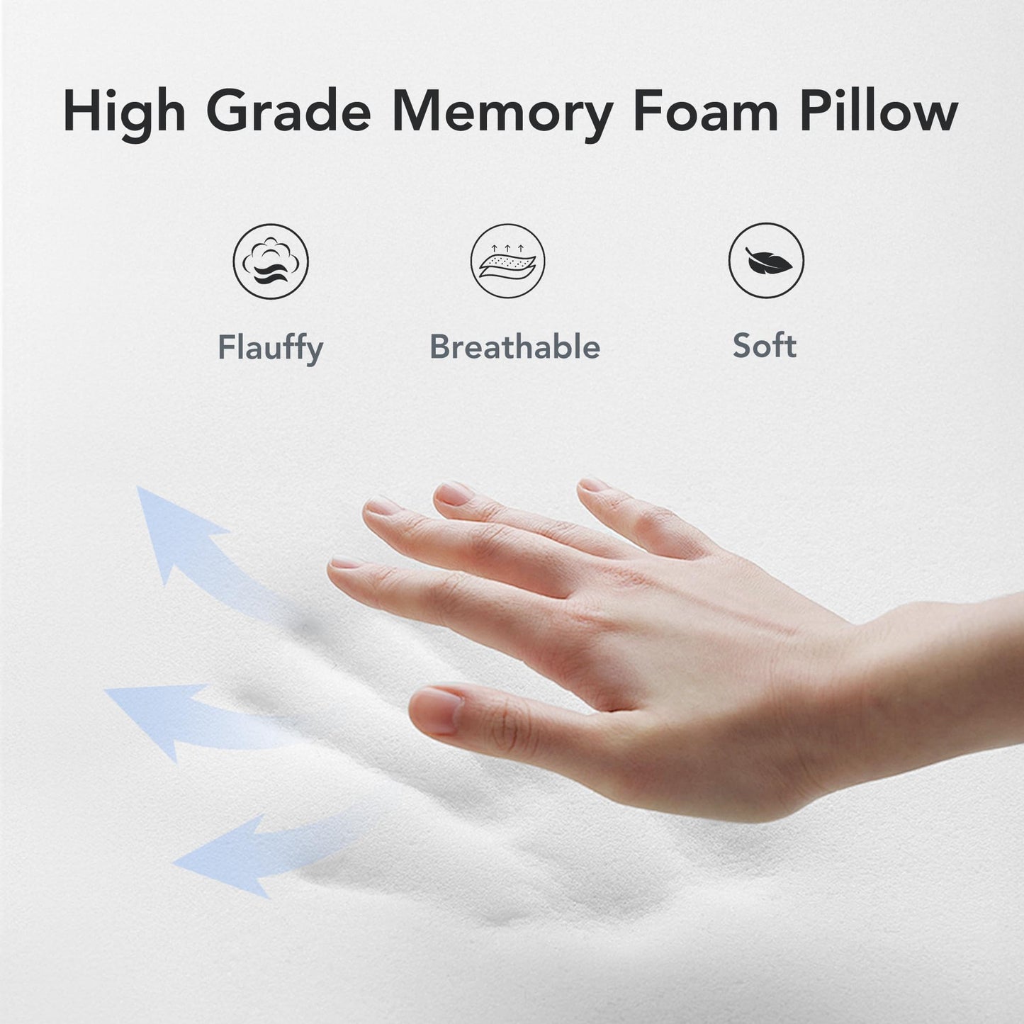 KPNEOL Travel Pillow, 100% Pure Memory Foam Travel Neck Pillow Airplane Neck Support Ergonomic Design for Traveling Suitable for Airplanes,Offices and Cars-Grey