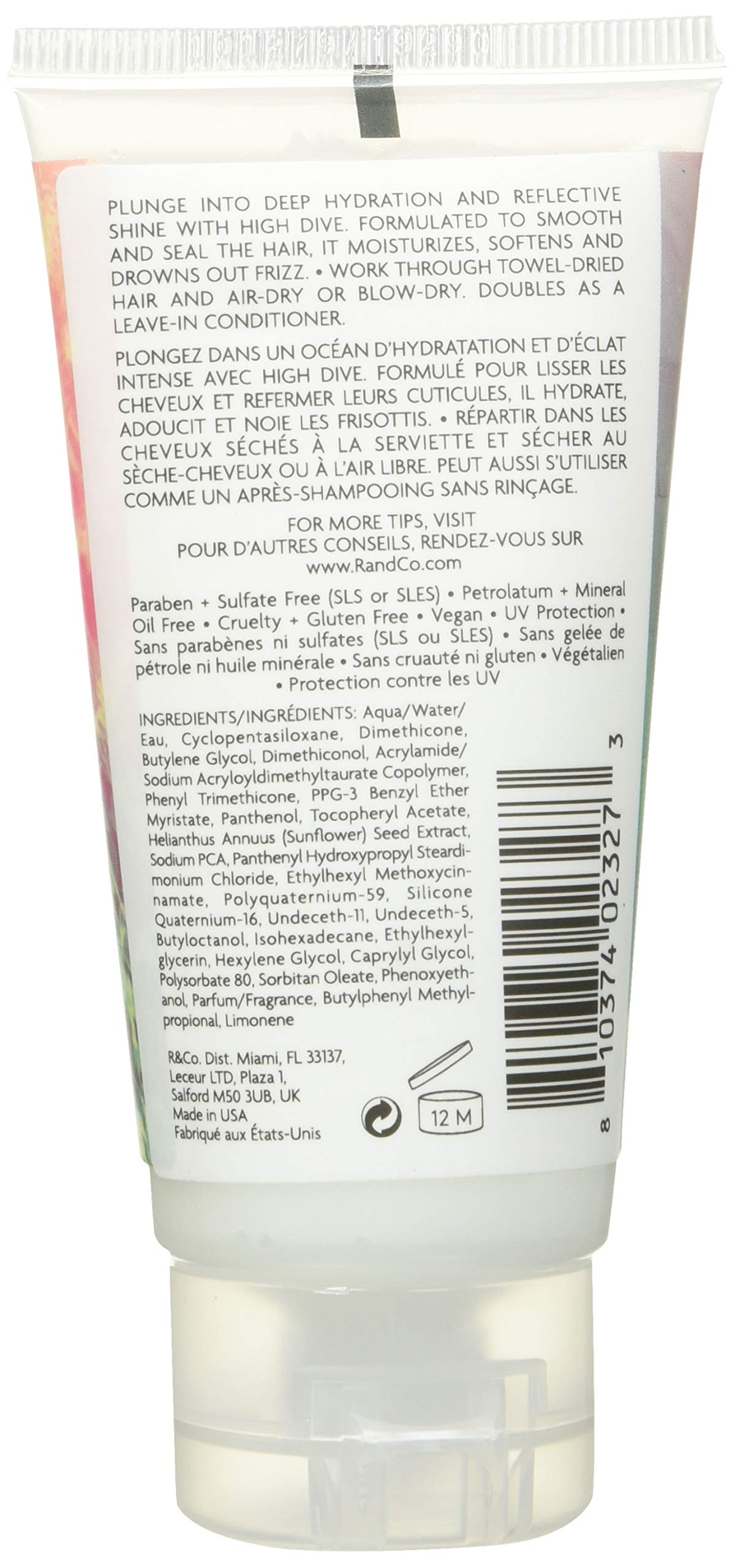 R+Co HIGH DIVE Moisture + Shine Creme 50 ml / 1.7 oz