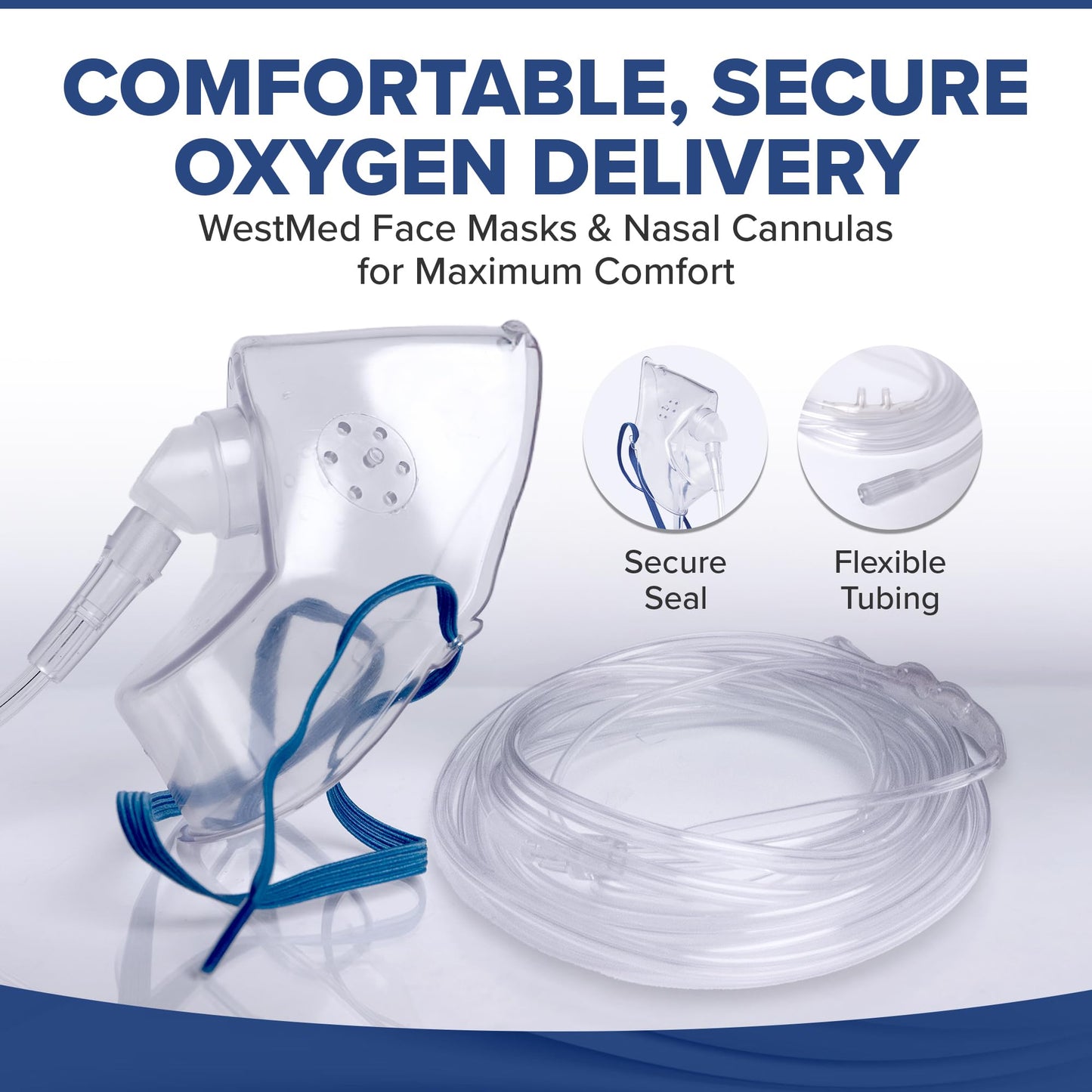 Medfex Oxygen Tank Complete Set | 425 Liter Capacity - Travel Size Kit USA