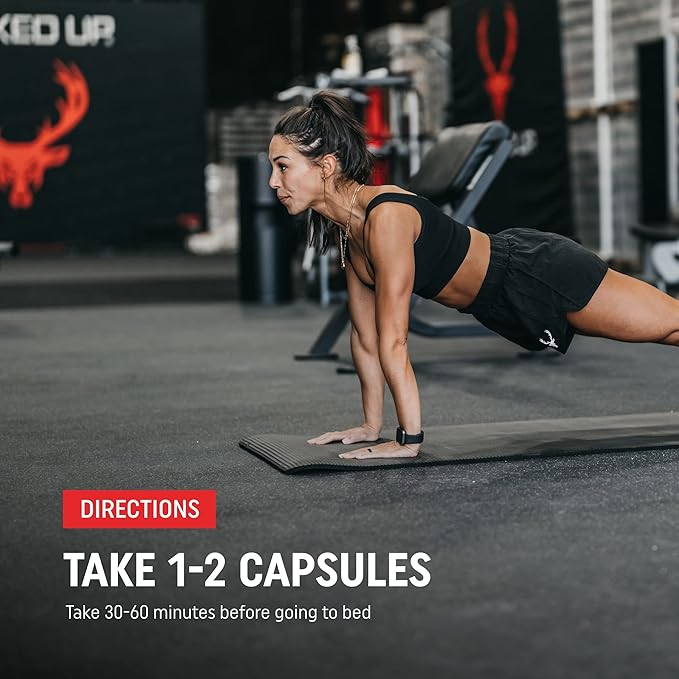 Bucked Up ZMA Capsules, Anabolic Mineral Support - Bucked Up Essentials (30-45 Servings, 90 Capsules)