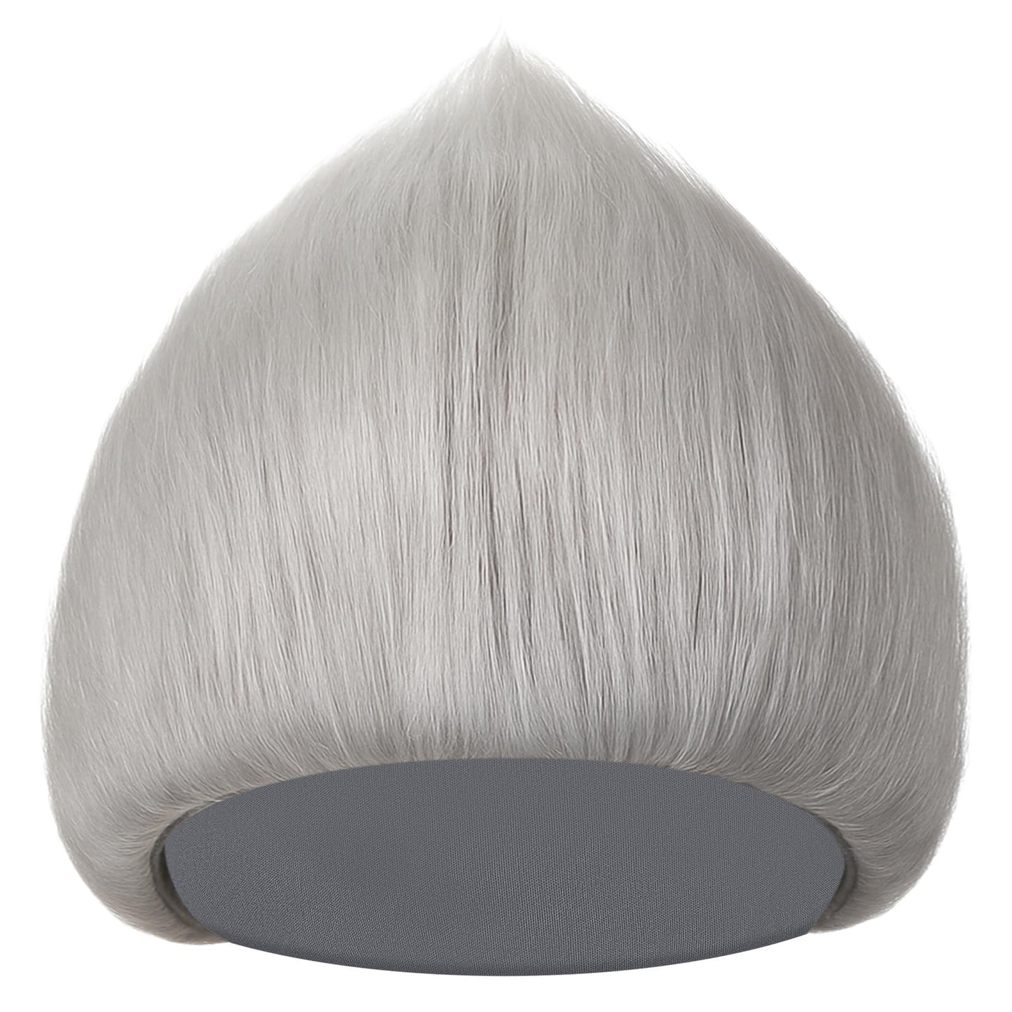 Geyoga 1 Pcs Unisex Funny Wig Hairy Costume Funky Hairband Crazy Wig Hair for Halloween Costume Party (Grey)