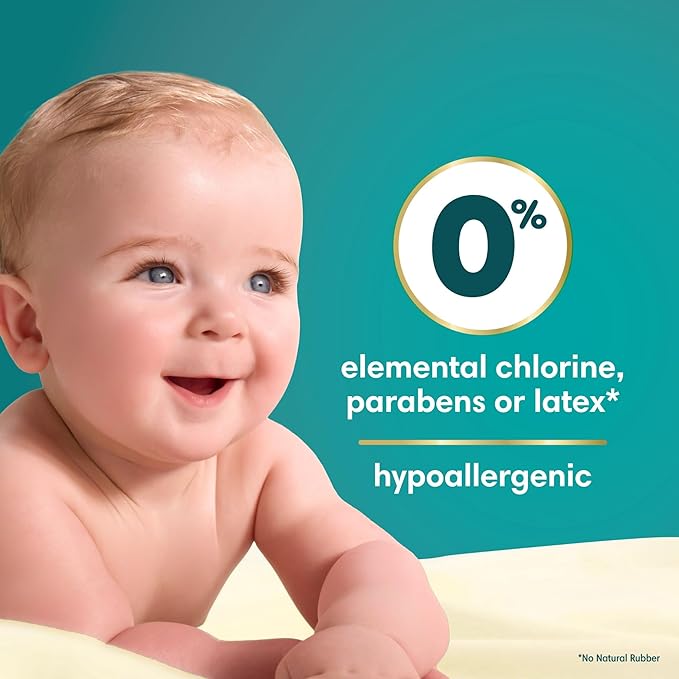 Pampers Swaddlers Diapers, Size 1 (8-14 lbs), 164 Count, Absorbent, Keeps Baby Dry and Comfortable, Skin Safe Disposable Baby Diaper (Packaging May Vary)