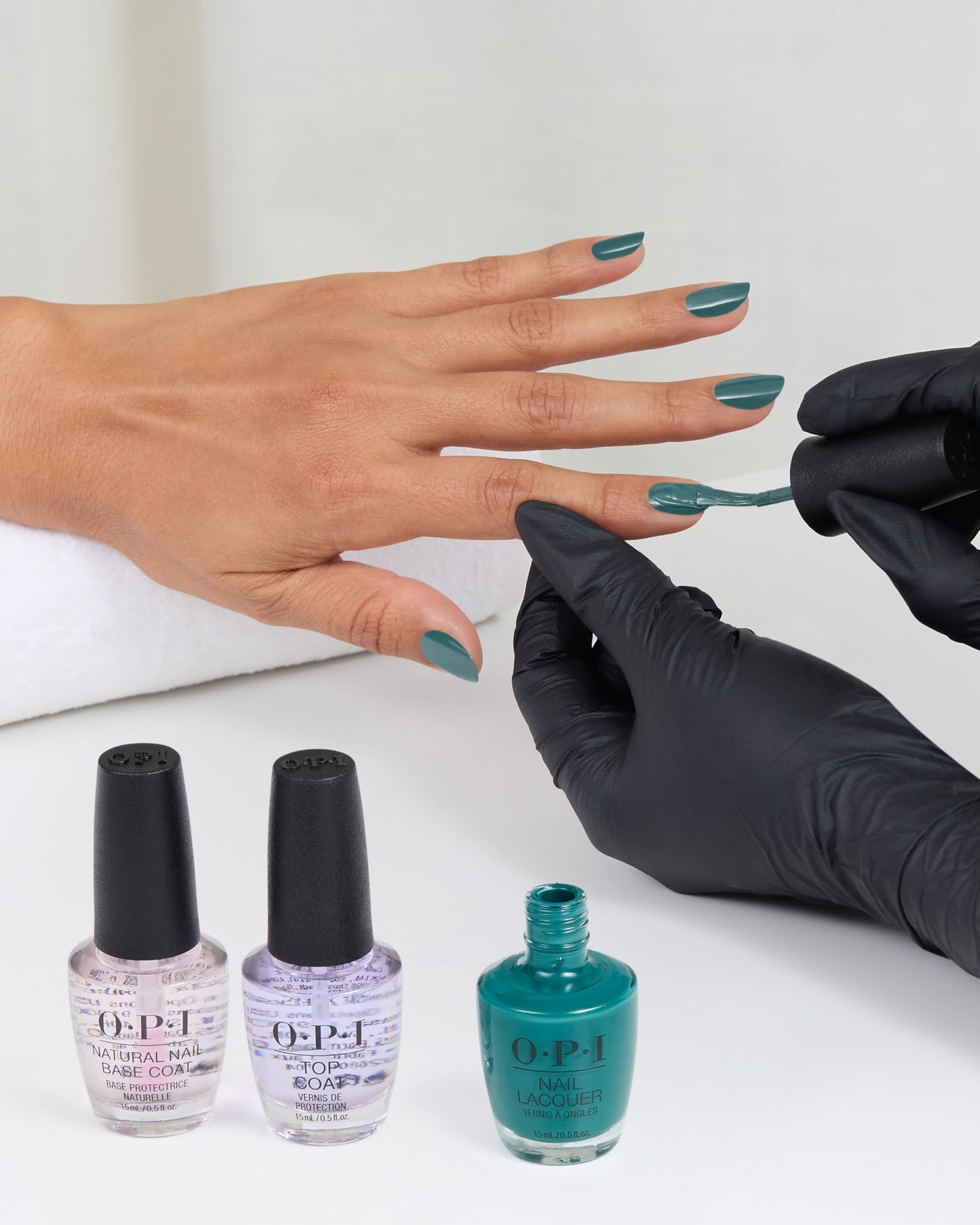 OPI Nail Lacquer Baby Tee-l | Opaque Cool Dark Teal Crme Chip Resistant Nail Polish | What's Your Mani-tude | Fall 2025
