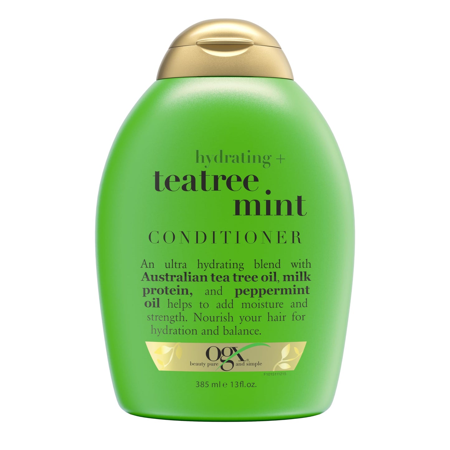 OGX Hydrating + Tea Tree Mint Conditioner, Nourishing & Invigorating Scalp Conditioner with Tea Tree & Peppermint Oil & Milk Pro