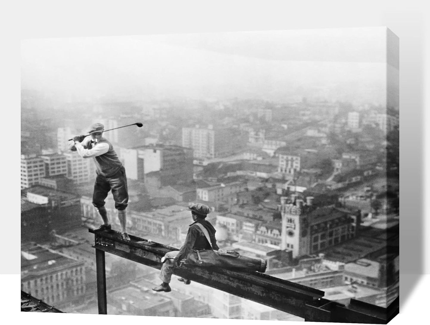 GUTTATY Golf Wall Art, Vintage Golf Pictures Posters Canvas Print Wall Decor for Golfer's Man Cave Home Ofice Ready to Hang (24x36 Inches)