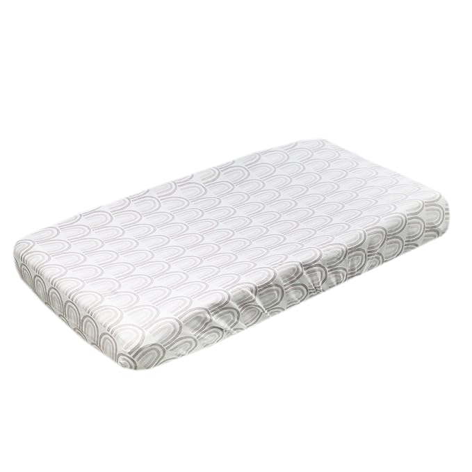Copper Pearl Premium Knit Changing Pad Cover Soft, Stylish, and Universal Fit for All Standard Diaper Changing Pads, Trendy Design Changing Pad Covers, Bliss