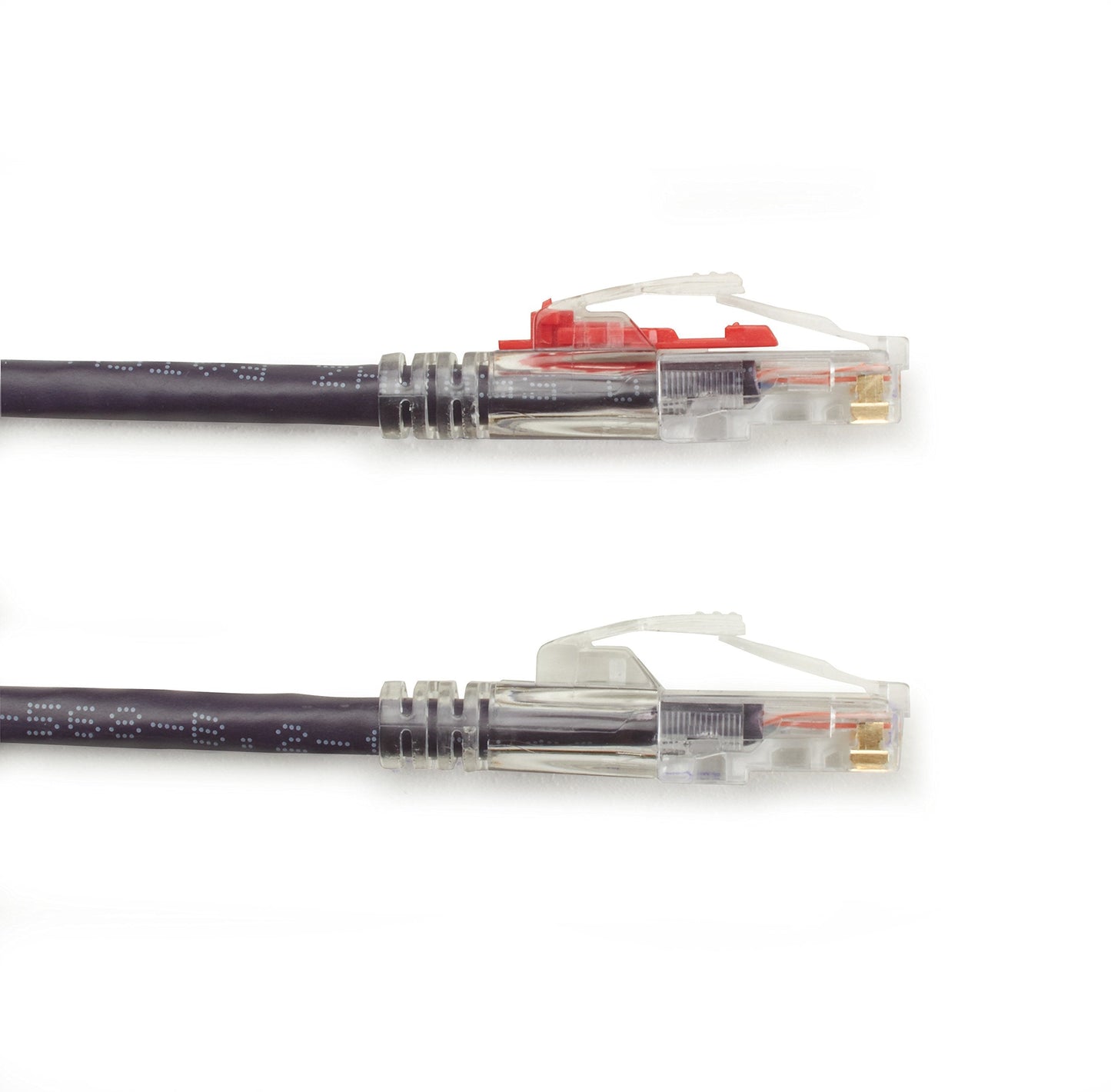 Black Box Gigatrue 3 Cat6 550-Mhz Lockable Patch Cable (Utp) - Violet, 3-Ft. (0.9-M)