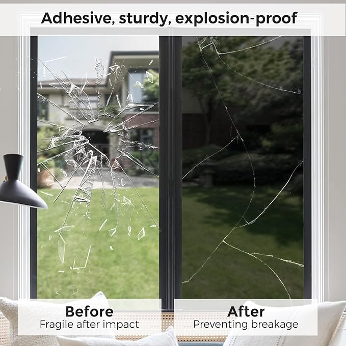 Coavas One Way Privacy Window Film,Daytime Window Tint for Home, Reflective Mirror Glass Window Film See Out Not in,Heat UV Blocking Anti-Glare Window Covers with 3 Tools, 17.5 x 78.7 Inch, Silver
