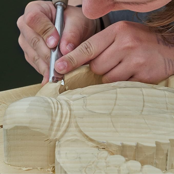 12 Pack Unfinished Basswood Carving Blocks Kit, Rectangular Wooden Blocks for DIY Carving, Crafting and Whittling for Adults Beginner and Experts(4 x 1 x 1 inch)