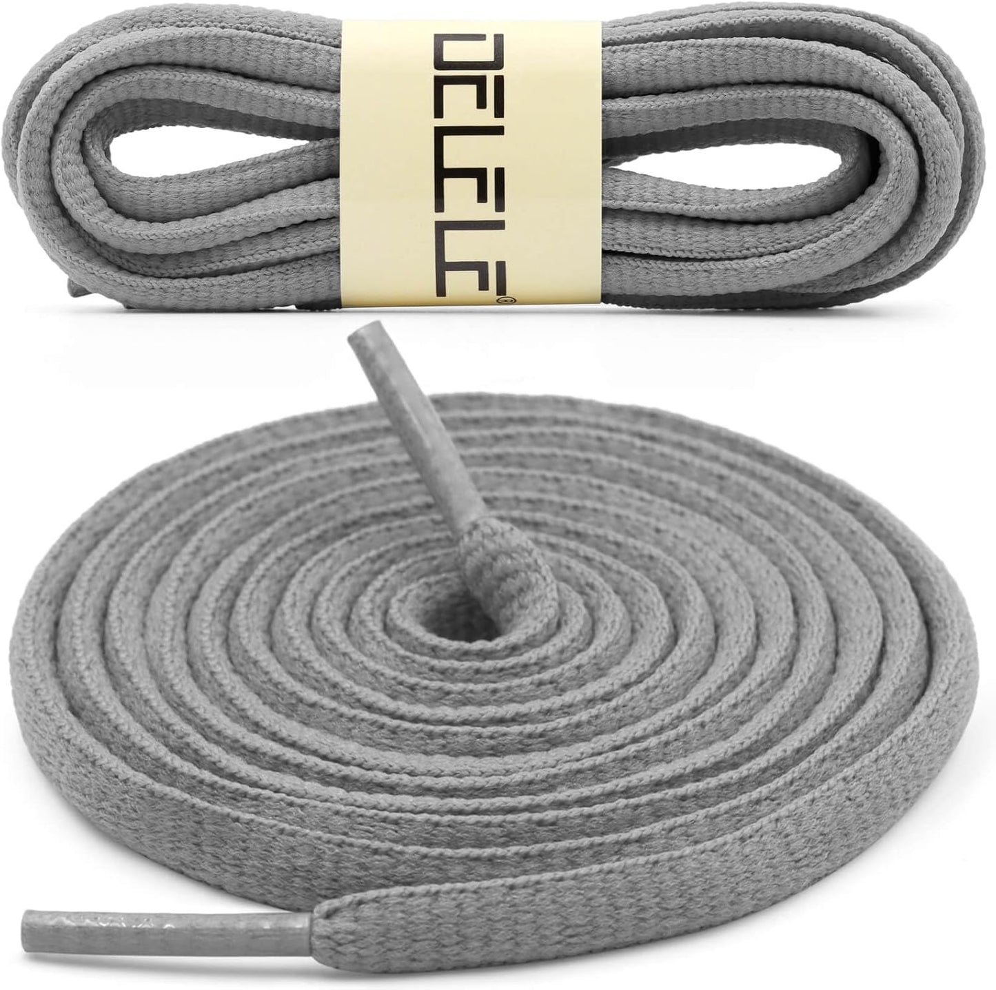 DELELE 2Pair Oval Shoes laces 42 Colors Half Round 1/4" Athletic ShoeLaces for Sport/Running Shoes Shoe Strings