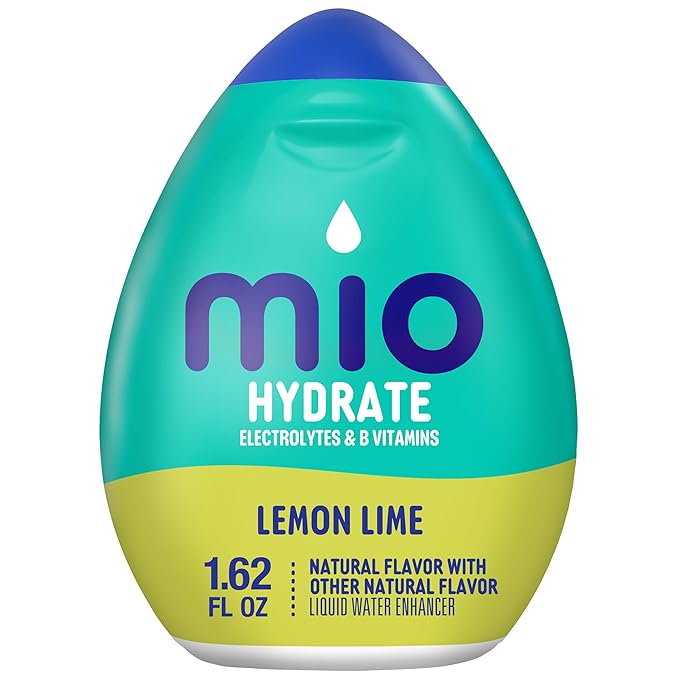 mio Hydrate Lemon Lime Flavored with other natural flavor Liquid Water Enhancer, 1.62 fl oz Bottle