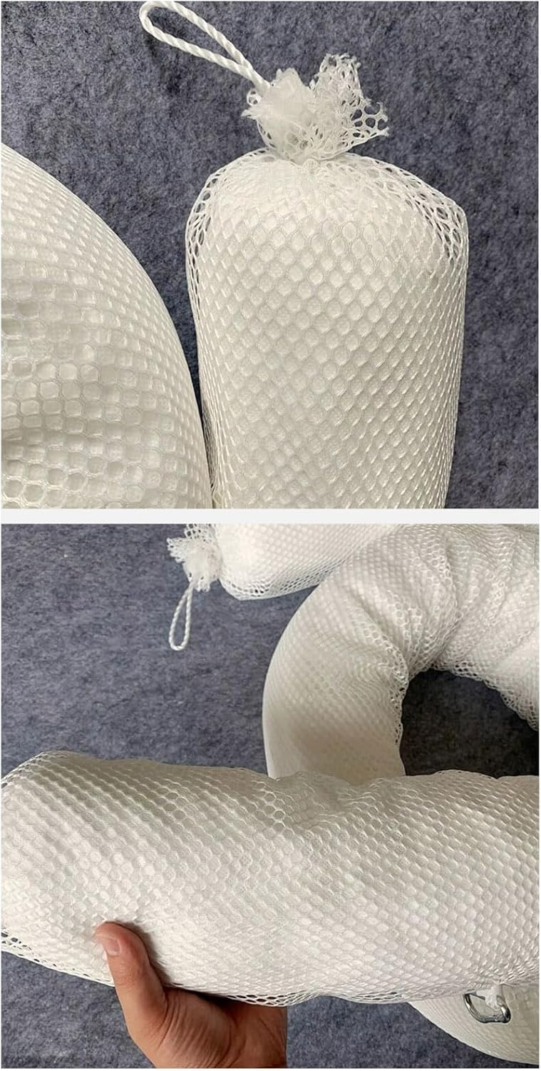 XIFENG Oil Absorbent Socks Oil Boom Soak up Oil Diesel Fuel Hydrocarbon Based Fluids, 6 Gallon (27L) Absorbency Per Sock, 5" Diameter 9.8' Length (12.7cm*3m) Clean Oil Spills(Size:Pack of 3)