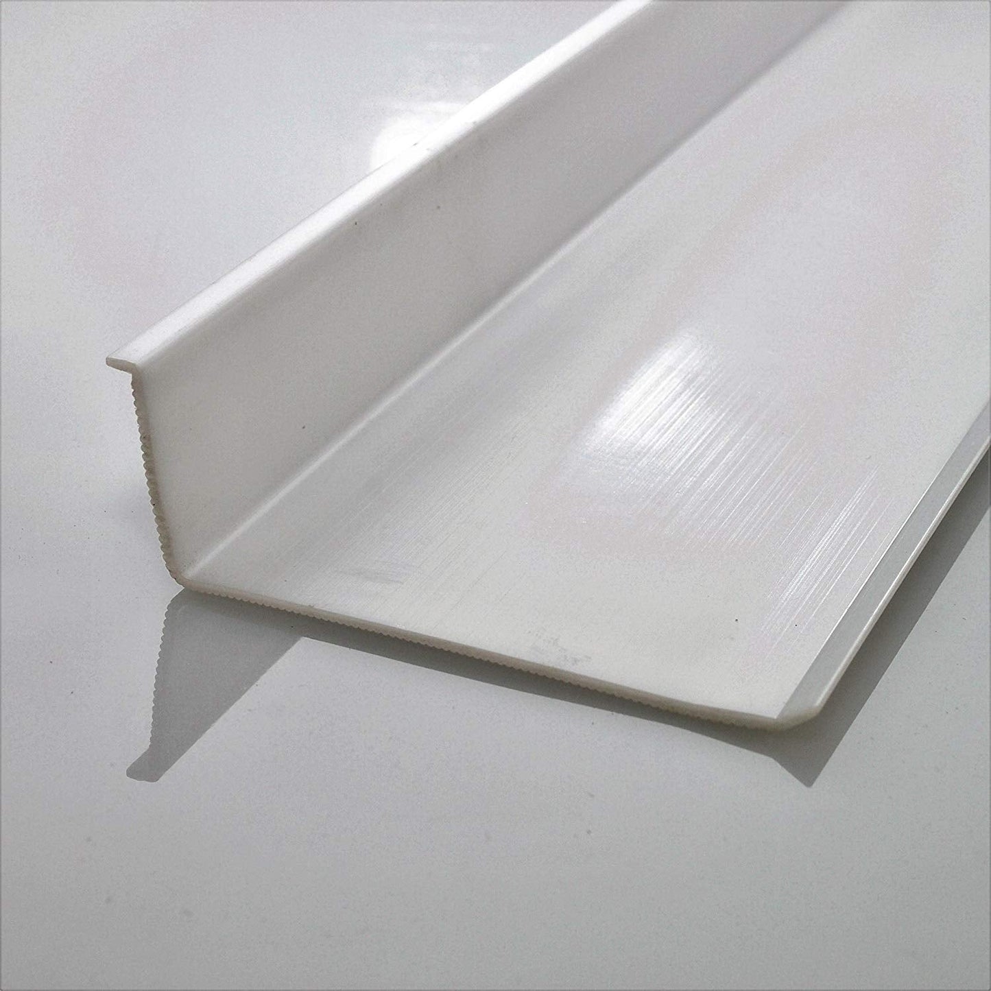 Beam Lighting Under Cabinet Light Cover - White Ribbed Acrylic Diffuser, L-Shaped, 24, Model Ws-320