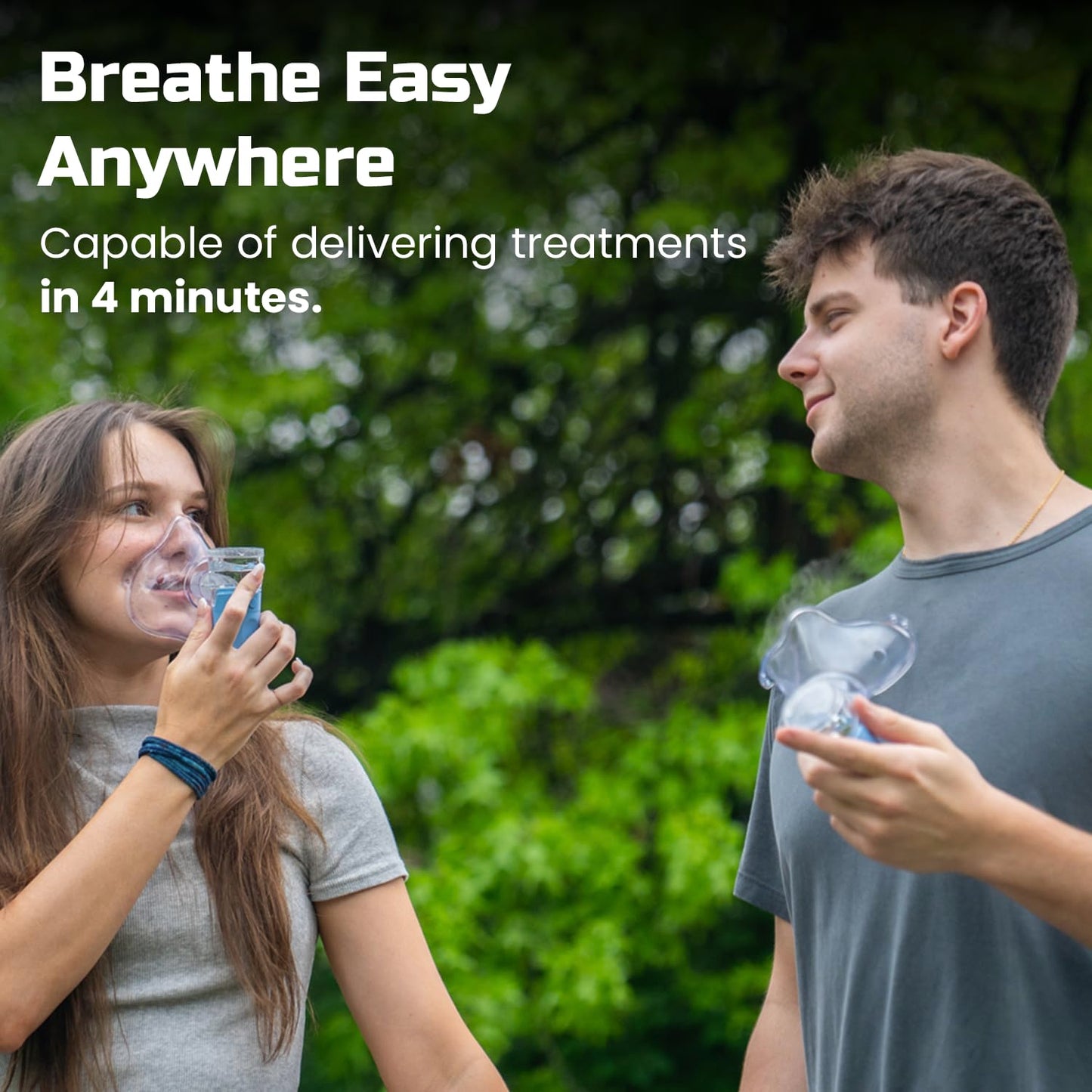 Portable Nebulizer, Rechargeable Nebulizer for Adults and Kids, Perfect for Home and Travel Use, Quiet & Efficient, Medicinal Non-Ventilatory Nebulizer (Atomizer)