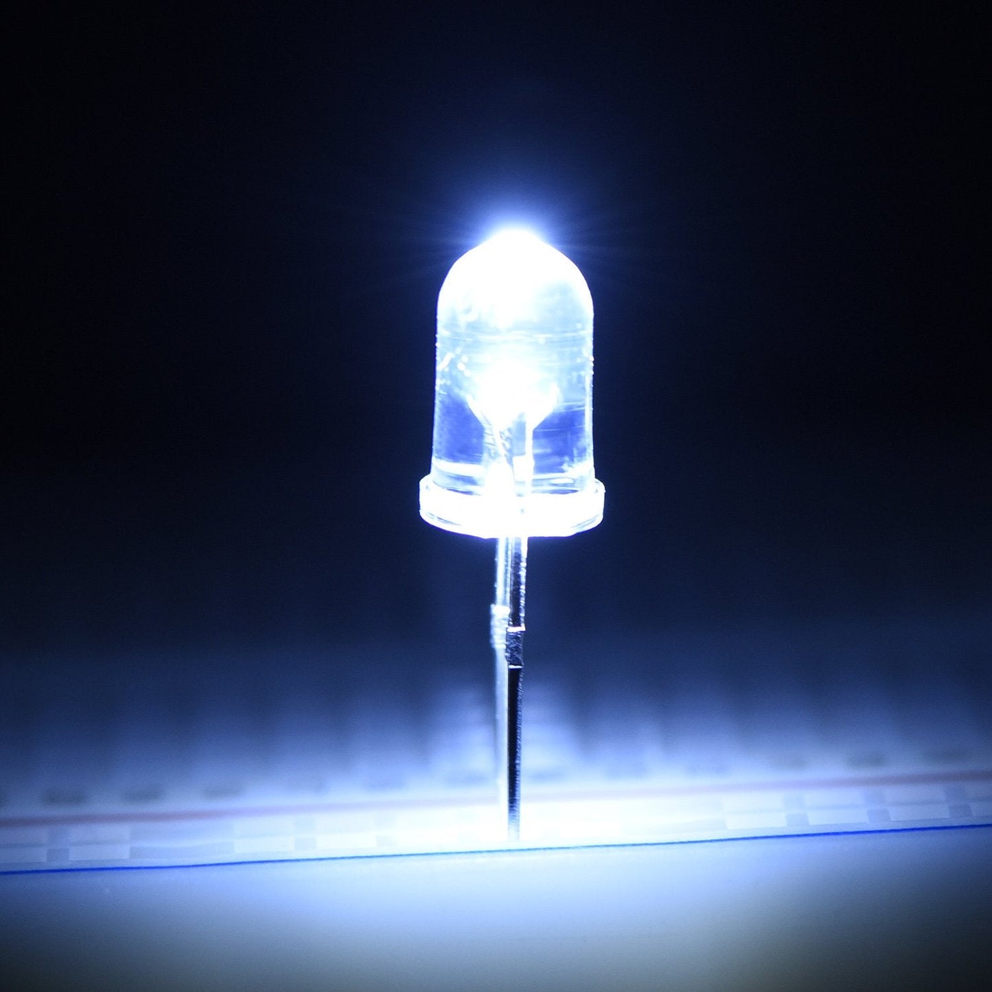 EBOOT 100 Pieces Clear LED Light Emitting Diodes Bulb LED Lamp, 5 mm(White)