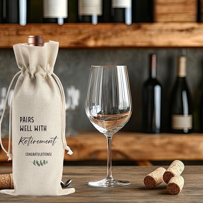 Farewell Gifts for Coworkers Moving Away Gifts for Friends Coworker Leaving Gifts for Women Retirement Gifts for Women Men New Beginnings Gifts for Women Men New Chapter Wine Bag