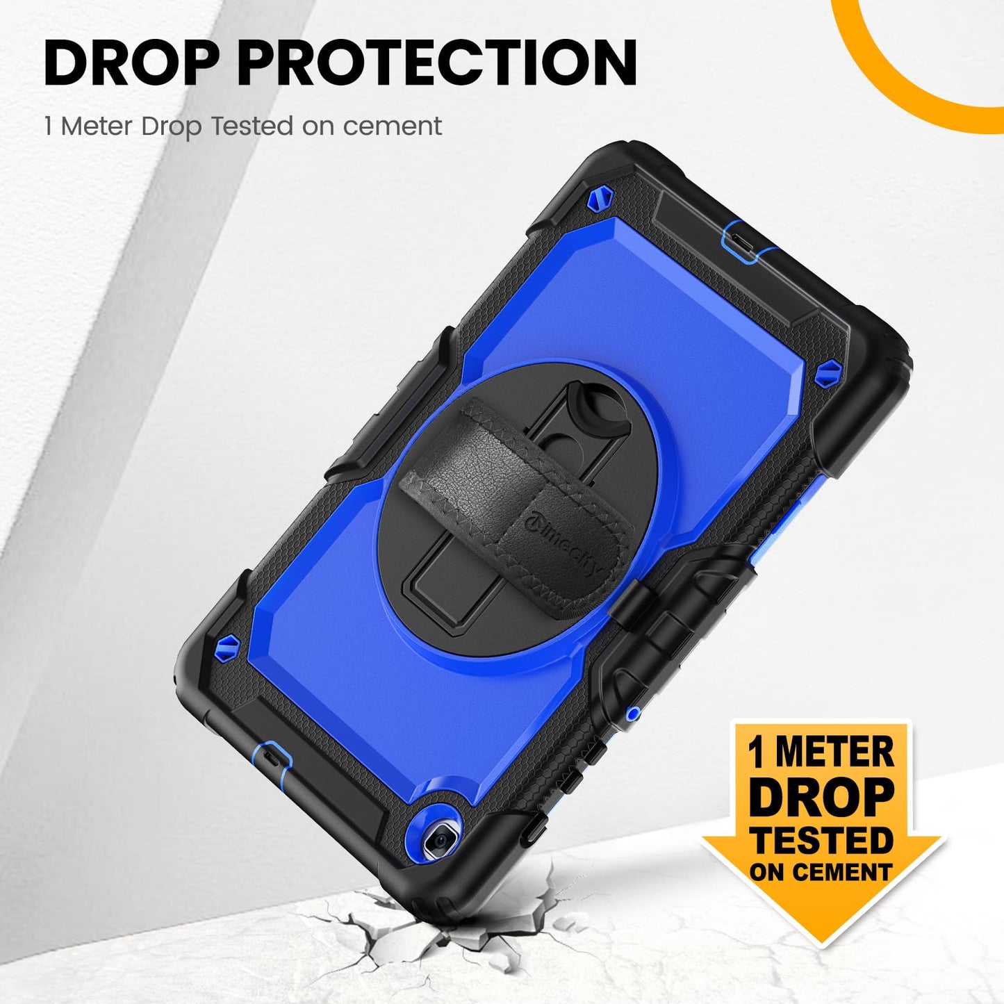 Timecity Case For Samsung Galaxy Tab S6 Lite 10.4  2024/2022/2020 (Sm-P620/ P625/ P610/ P615), With Built-In Screen Protector&36