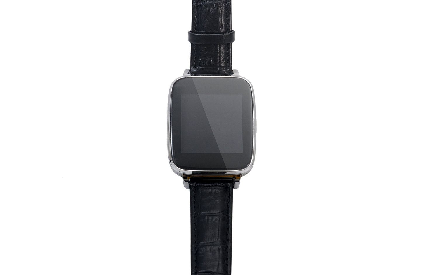 Beantech Silver Engage Plus Smartwatch For Ios And Android With 8Gb Of Music Storage And Leather Strap, Light Silver