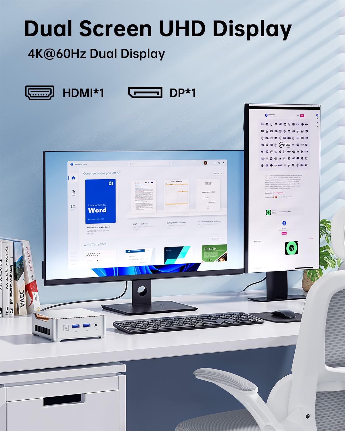 Kamrui Essenx E2 N150 Mini Pc, Micro Pc 16Gb Ddr4 512Gb Ssd Mini Computers, Twin Lake-N N150 (Beat N100, Up To 3.6Ghz) Small Pc,