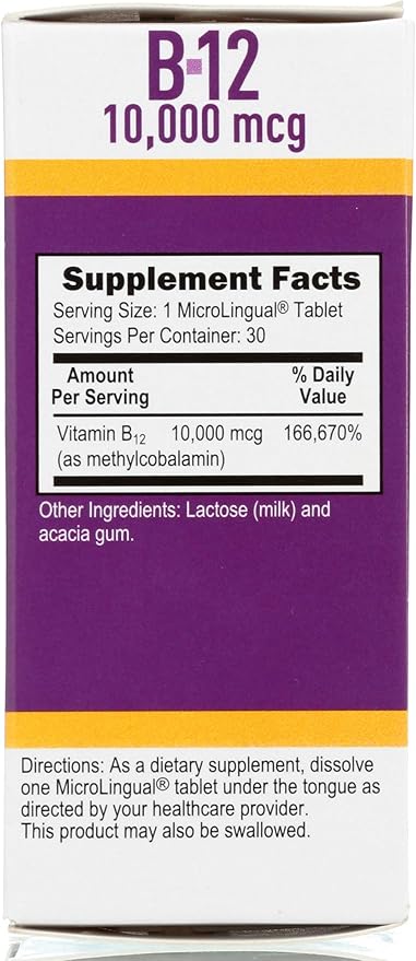 SUPERIOR SOURCE `Methyl B12 10;000Mcg`, 30 CT