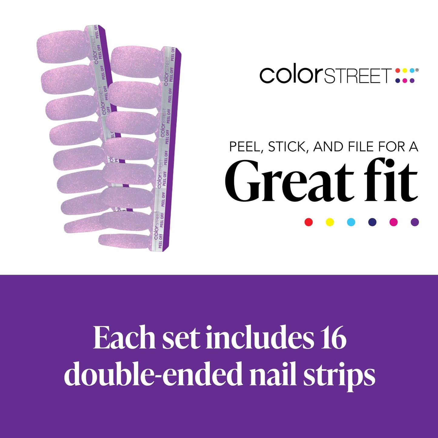 Color Street Forbidden Orchid Nail Strips