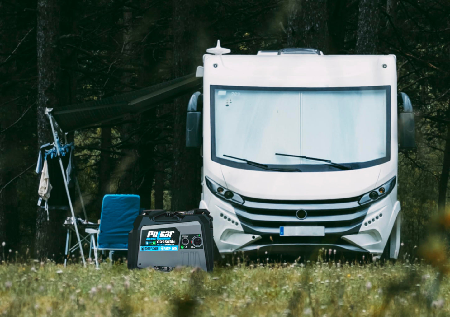 Pulsar 9500W Dual Fuel Portable Inverter Generator For Residential And Camping Use Gd950Bn
