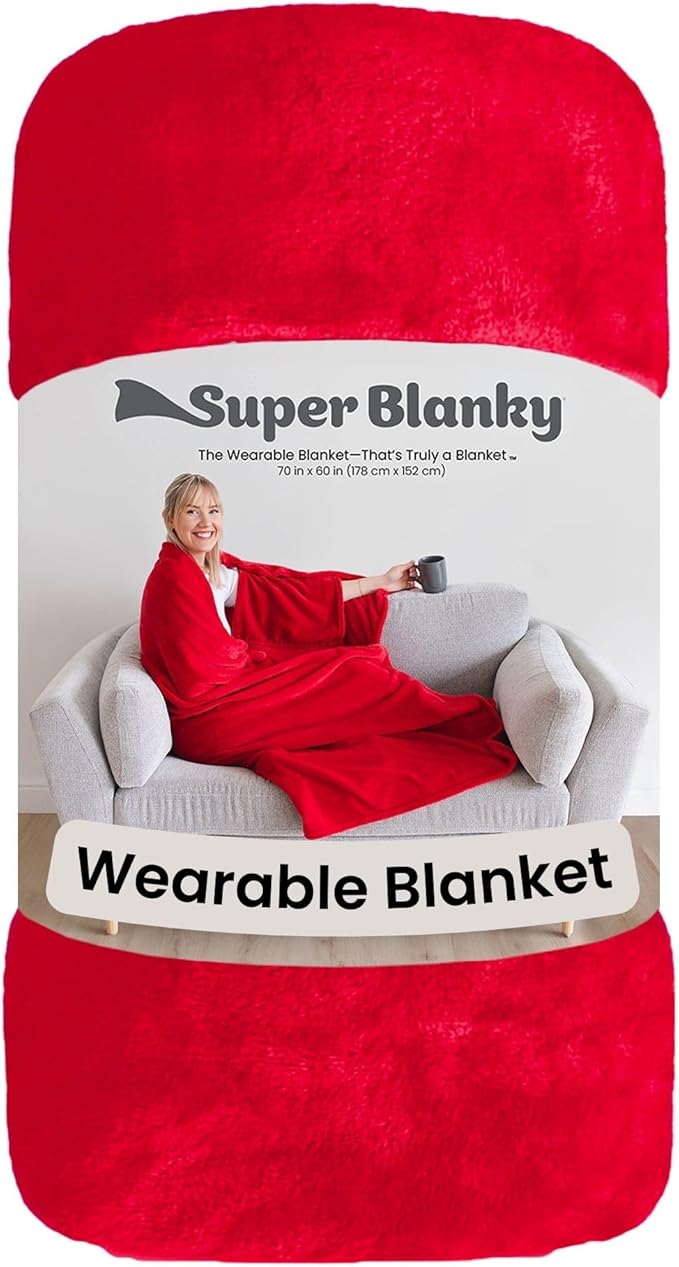 Wearable Blankets for Women, Adult Wearable Blanket Men, Valentine's Day Gifts for Her, Wife Birthday Gift Ideas