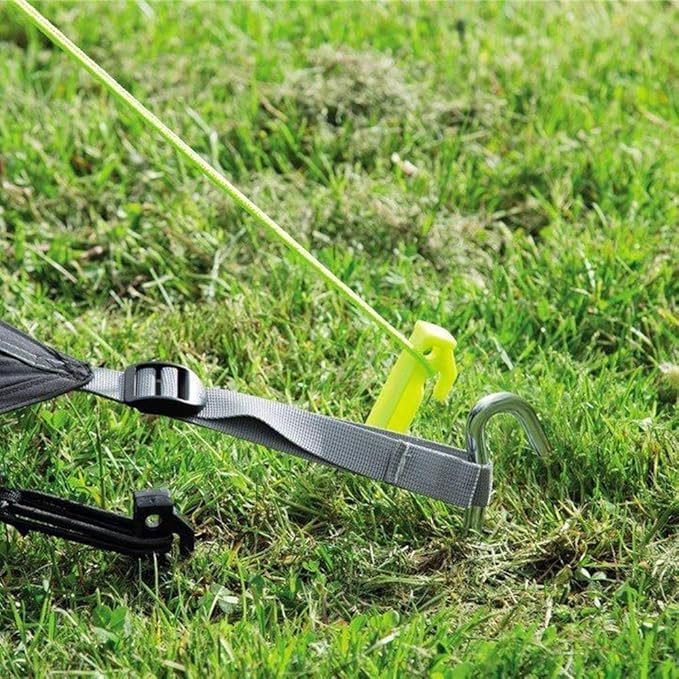 9 Inch Galvanized Tent Stakes Metal Tent Pegs Heavy Duty Steel Yard Camping Stakes Tarp Hooks Inflatables Outdoor Decorations, 40 Pack