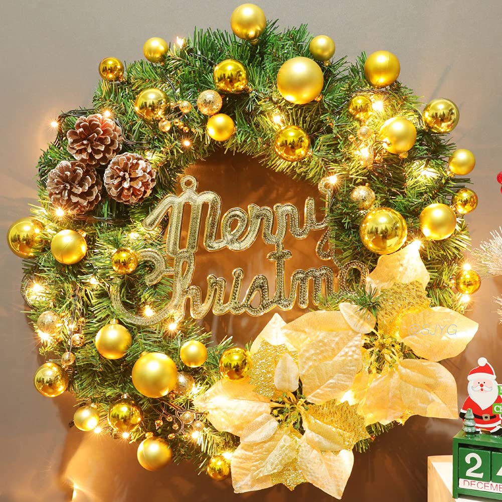 Mashang 50 Led Battery Operated String Lights, Warm White, Green Wire, 8 Modes, Waterproof For Indoor/Outdoor Xmas Decor