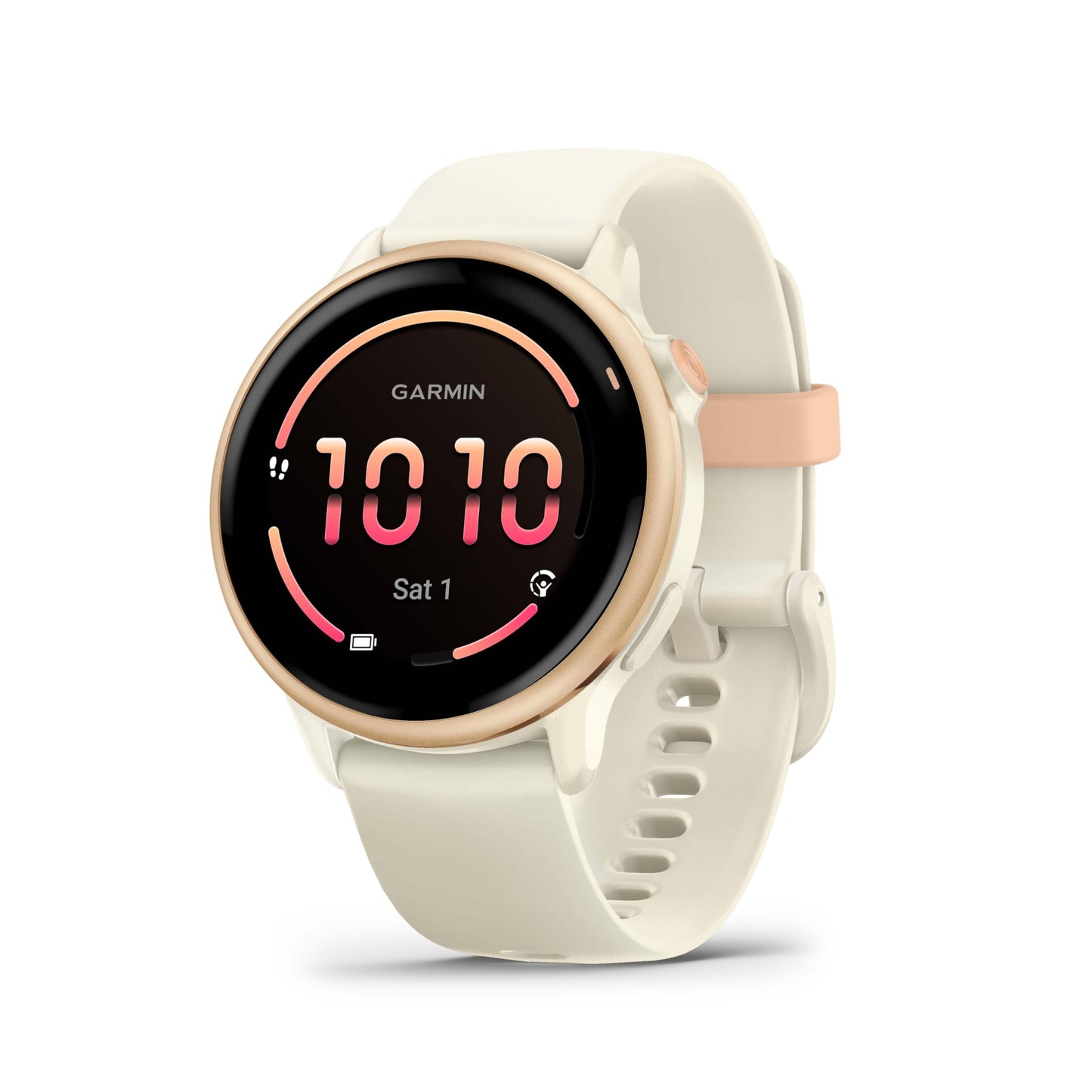 Garmin vívoactive® 6, Health and Fitness GPS Smartwatch, AMOLED Display, Up to 11 Days of Battery, Metallic Pink Dawn with Bone Band