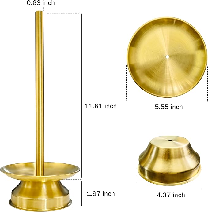 Metal Donut Stand 2 Pack-Gold Donut Stands for Dessert Table Easy to Assemble and Clean, Sturdy Donut Tower Stand for Birthday, Wedding, Party, Buffet, Afternoon Tea Serving