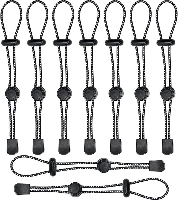 Backpack Hiking Stick Holder Straps, Elastic Lanyard Cord Rope for Walking Pole Fixing Buckle Adjustable Trekking Poles fo...