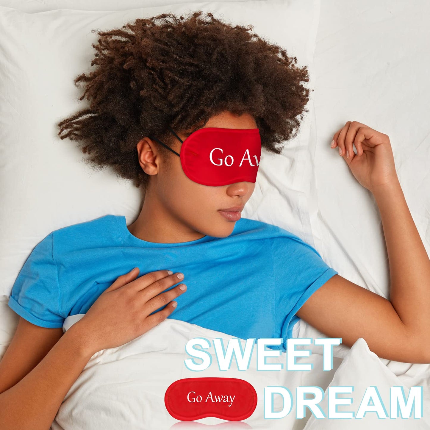 Eurzom 20 Pieces Funny Eye Sleeping Mask Bulk with Adjustable Strap Blackout Eye Sleep Mask for Night Blindfold Cover for Women Men(Fresh Colors)