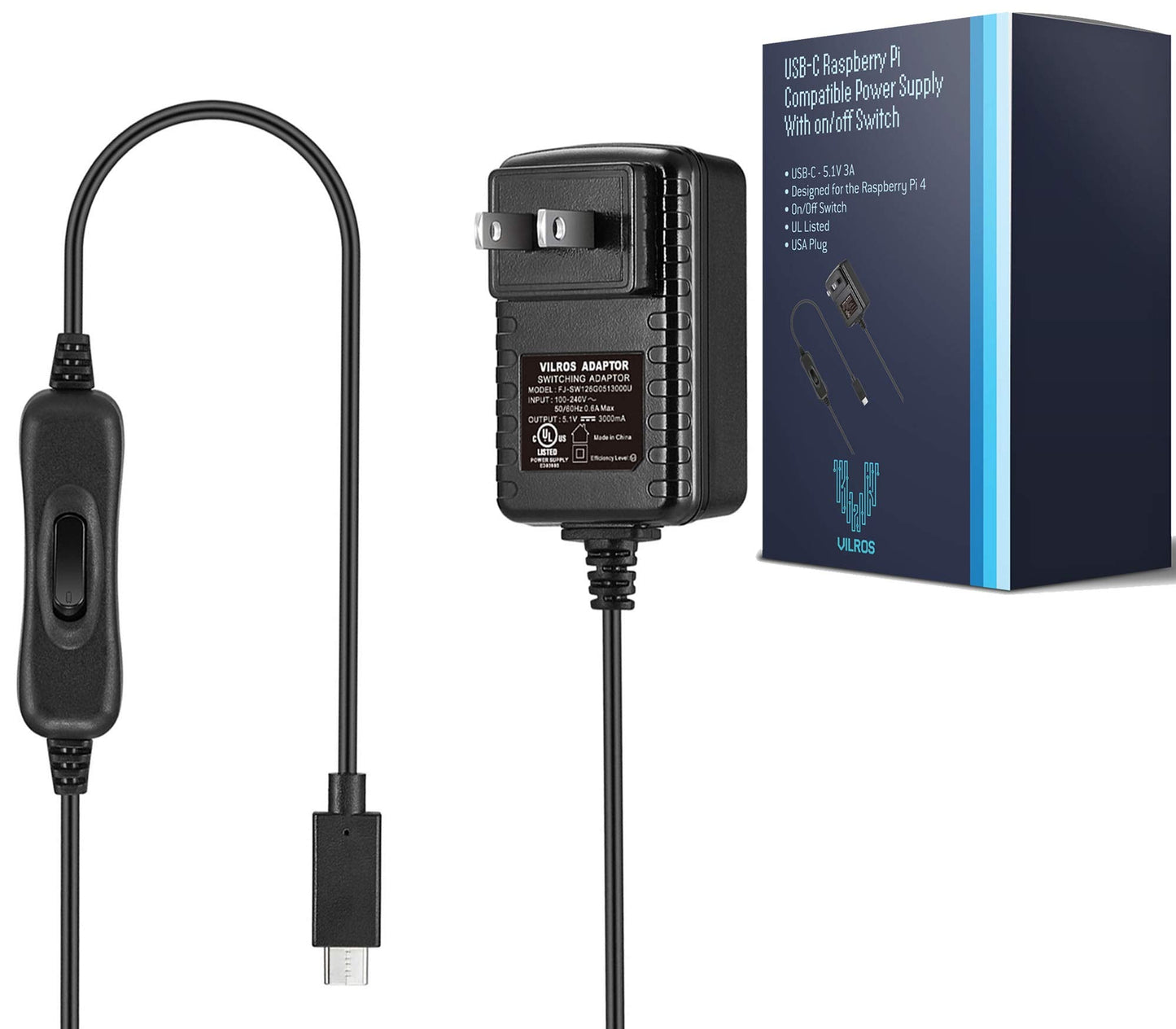 Vilros Raspberry Pi 4 Complete Starter Kit- Includes Raspberry Pi 4 Board, Fan Cooled Case, 64GB Preloaded Micro SD Card and More (4GB, Clear Transparent Case)