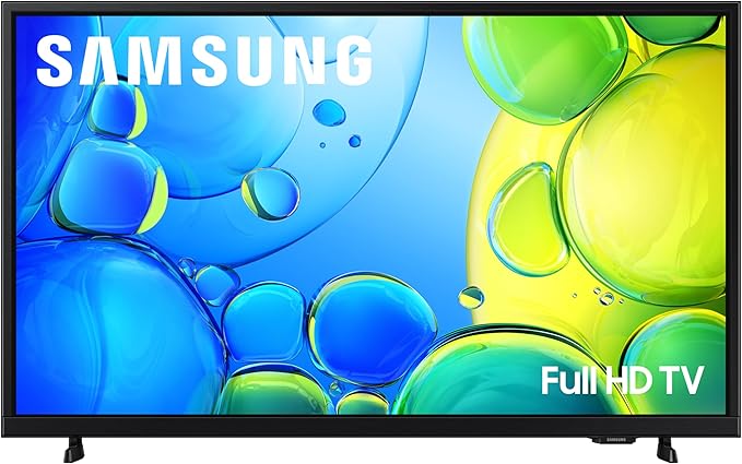 SAMSUNG 32-Inch Class Full HD F6000 Smart TV (2025 Model) HDR, Object Tracking Sound Lite, Knox Security, One UI Tizen, Sm...