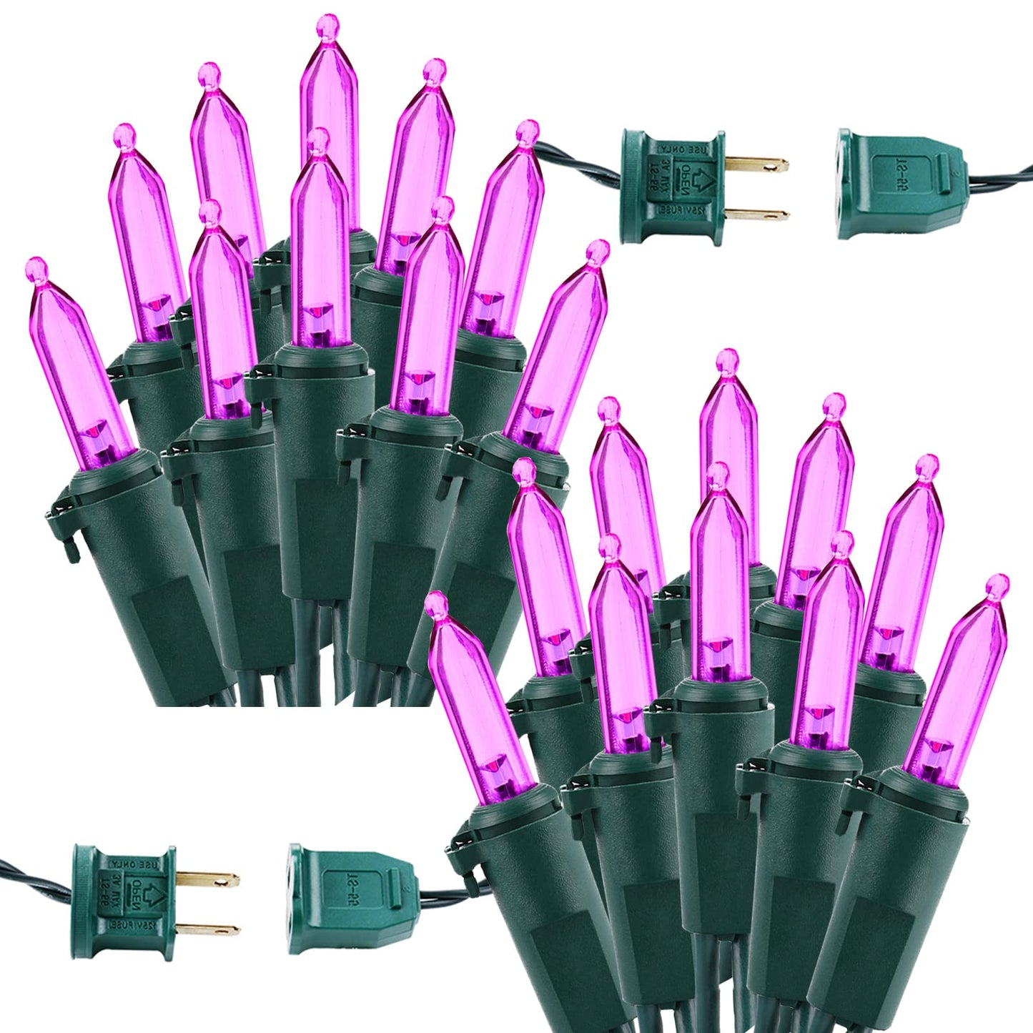 Brizled 33Ft 100 Led Purple Halloween String Lights, Ul Certified, Connectable, Outdoor/Indoor, Perfect For Parties And Holidays
