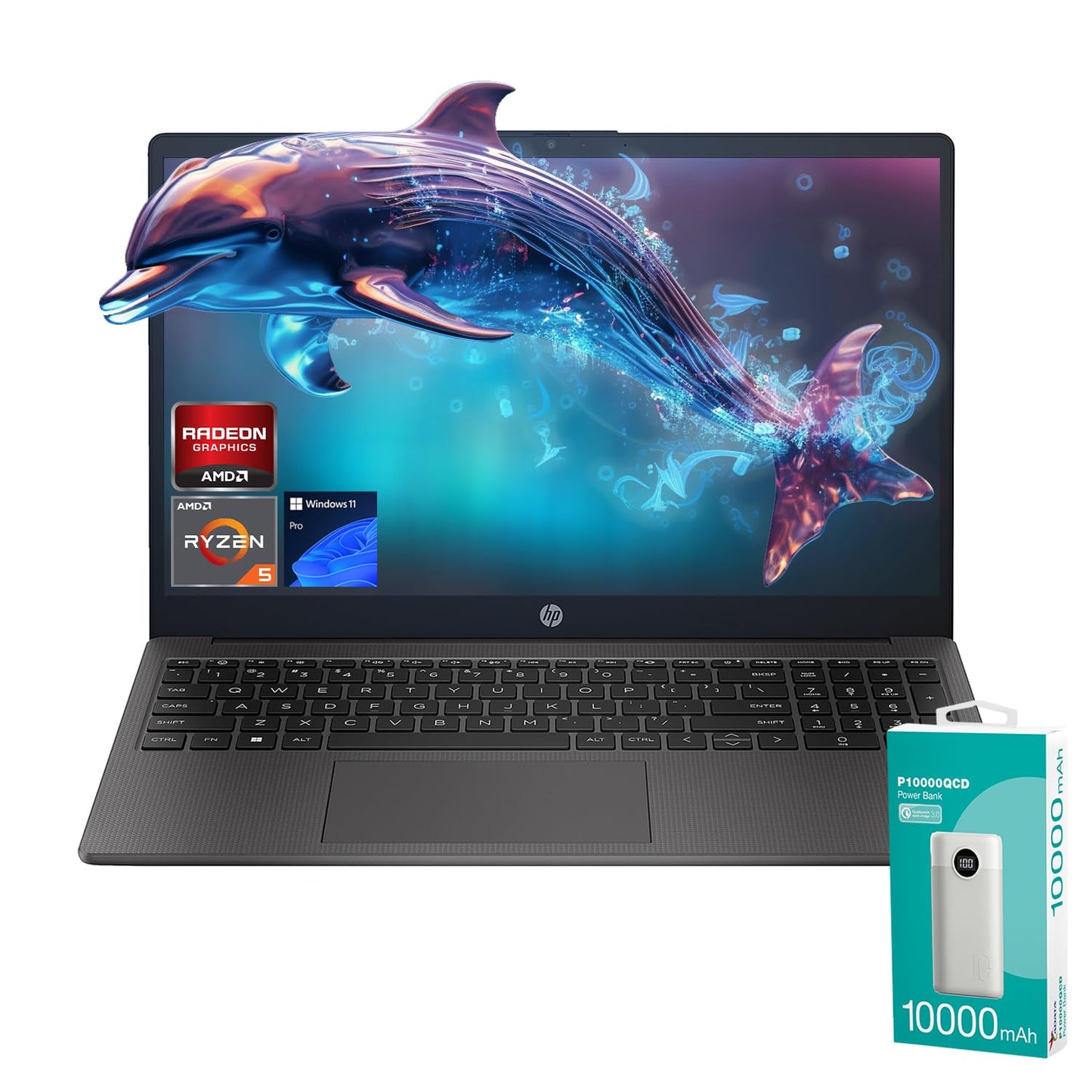 Hp Essential 255 G10 15.6 Fhd Business Laptop | Amd Ryzen 5 7530U | 32Gb Ram | 1Tb Ssd | Bluetooth | Hdmi | Wi-Fi 6 | Webcam | W