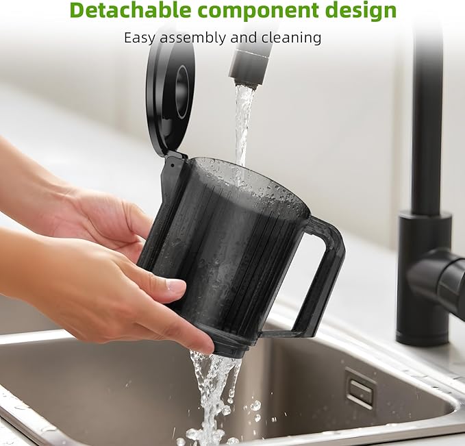 Crzoe Cold Press Juicer with a 4.35 Wide Feed Chute for Whole Fruits and Vegetables, Button control, Slow Masticating juicer, Easy to Clean Low noise and High juice Yield, Stainless Steel