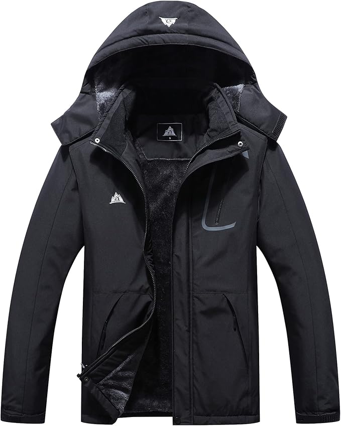 MOERDENG Women's Waterproof Ski Jacket Warm Winter Coat Outdoor Windbreaker Hiking Snowboarding Jacket