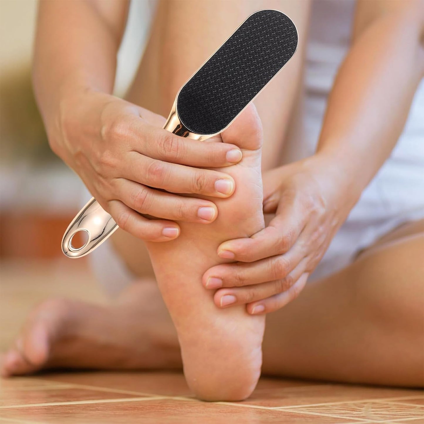 2 pcs Hard Skin Remover Nano Glass Foot File - Foot Callus Remover, Dead Skin Remover, Durable Foot Scrubber, Long Lasting Foot