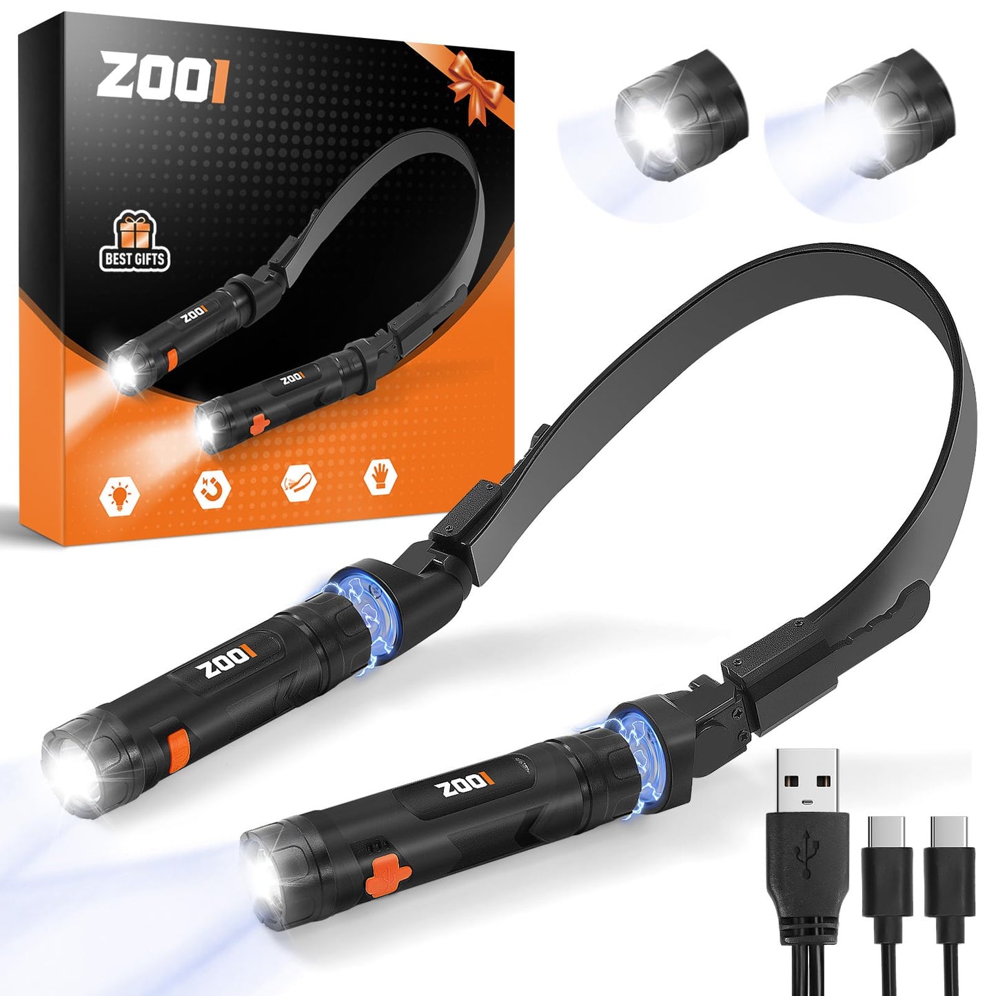 Zooi Stocking Stuffers For Men mature-themeds Him  Christmas Mens Gifts For Men Dad  Neck Reading Light  Mens Stocking Stuffers  Dad Gifts For Him  White Elephant Gift For mature-themeds  Cool Gadgets Stuff