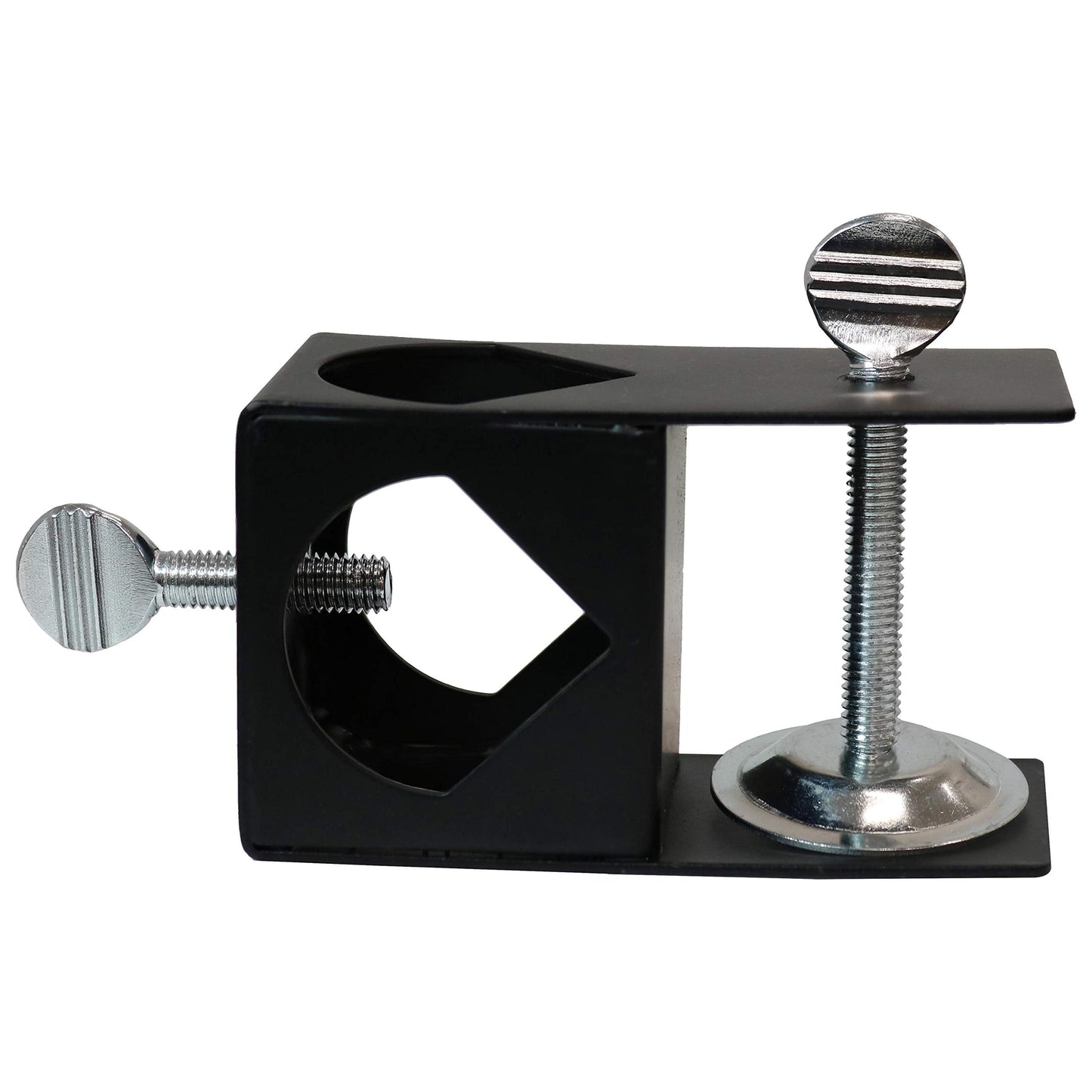 Sunnydaze Outdoor Torch Mount Holder, Black Steel Deck Clamp - 4 X 1.75 X 2.25, Model Wko-172