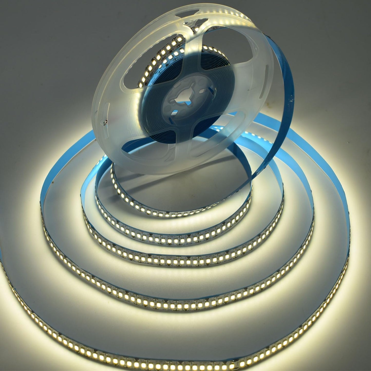 Suyooulin Led Strip Lights, 16.4Ft Smd 2835, 1200 Leds, Dc12V, Non-Waterproof Ip21, Natural White 4500