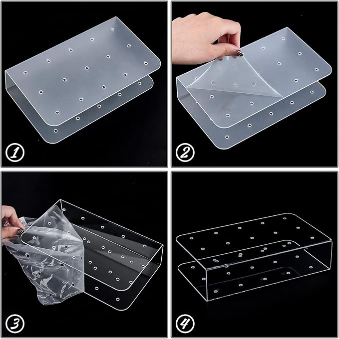 Kucoele Cake Pop Mold Set, Including 15 Hole Clear Acrylic Lollipop Display Stand Holder, 12 Cavity Pink Silicone Cake Pop Mold, Cake Pop Sticks Treats Bags and Twist Ties