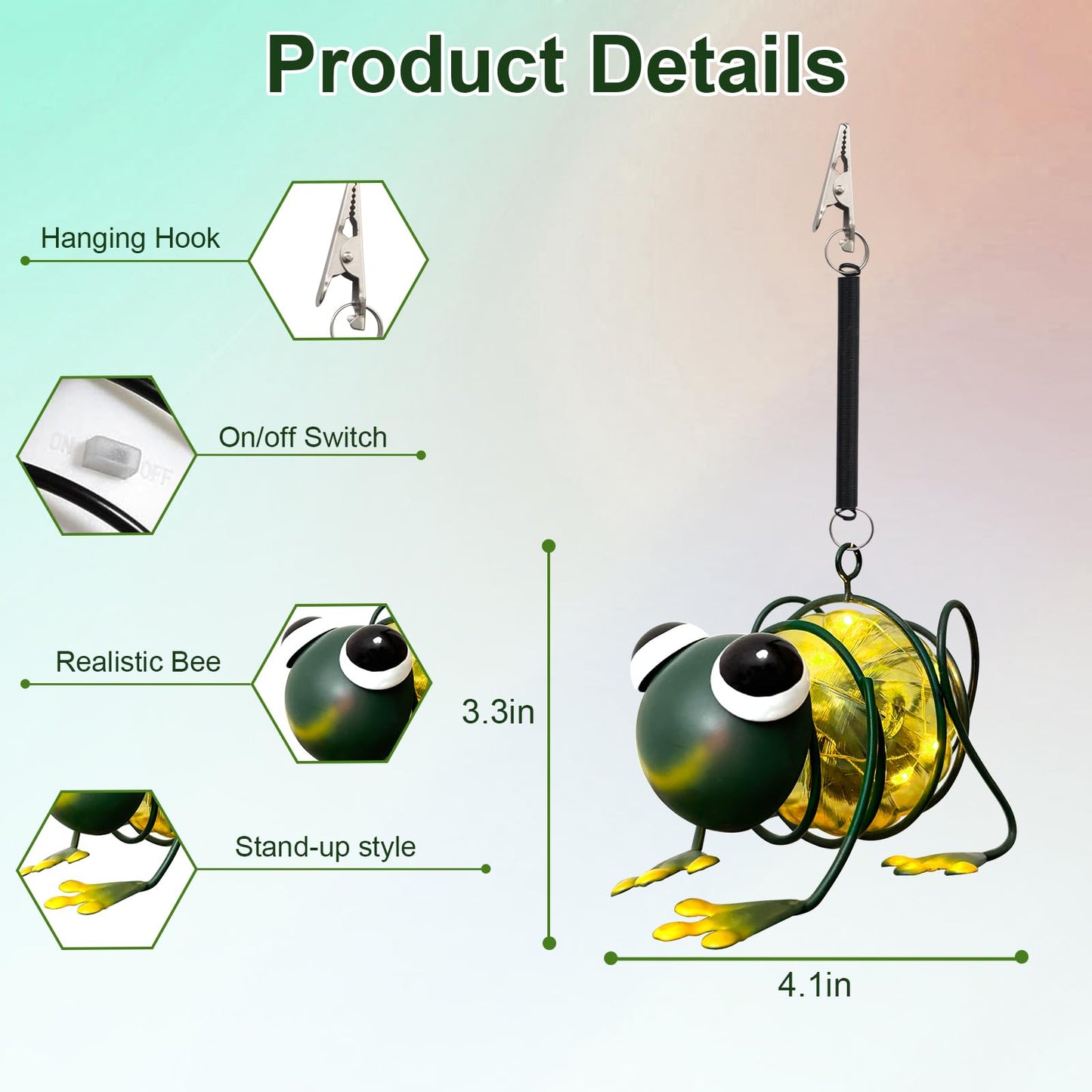Evolux Solar Outdoor Frog Lights For Garden - Outdoor Statues Figurine Lights For Lawn  Patio  Balcony  Yard Ornament Cut Housewarming Gifts(2 Pcs)