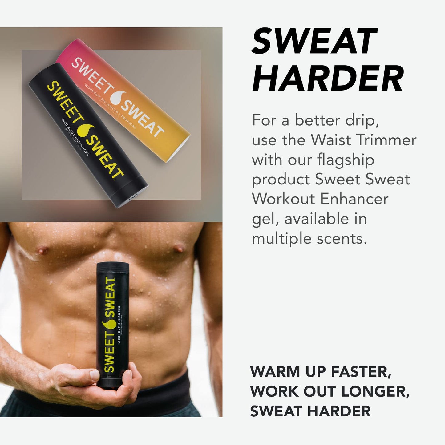 Sports Research Sweet Sweat Waist Trimmer (Core Series) - Premium Sweat Enhancing Fitness Band for Women & Men - Adjustable Fit · Latex-Free Neoprene - Pink Logo, Medium