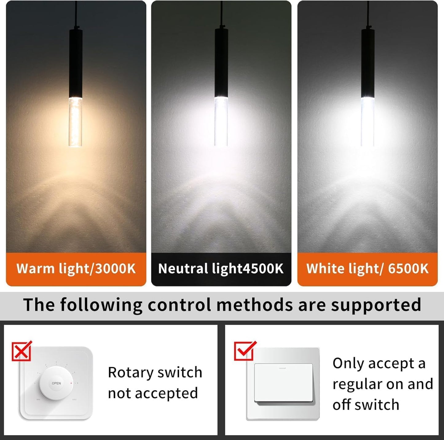 2 Pack Modern Pendant Lights  Mini Chandelier Bubble Acrylic Pendant Lighting For Kitchen Island  3 Color 3000K/4500K/6500K  Black Led Ceiling Hanging Light For Bathroom  Dining Room  Bedroom