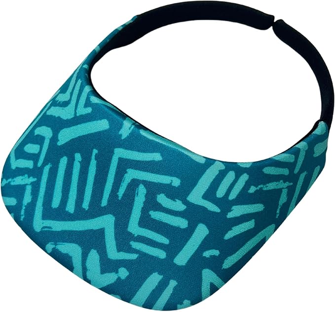 No Headache Sun Visor for Women | Stylish, Lightweight Square Brim Hat | Comfortable UV Protection for Golf, Tennis & Travel