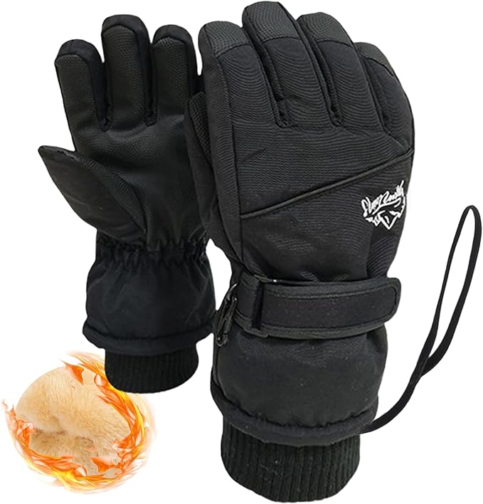 Bawnhaw Winter Warm Gloves Men Women Cold Weather Water-Repellent Windproof Touchscreen Anti-Slip Snowboard Snow Ski Gloves